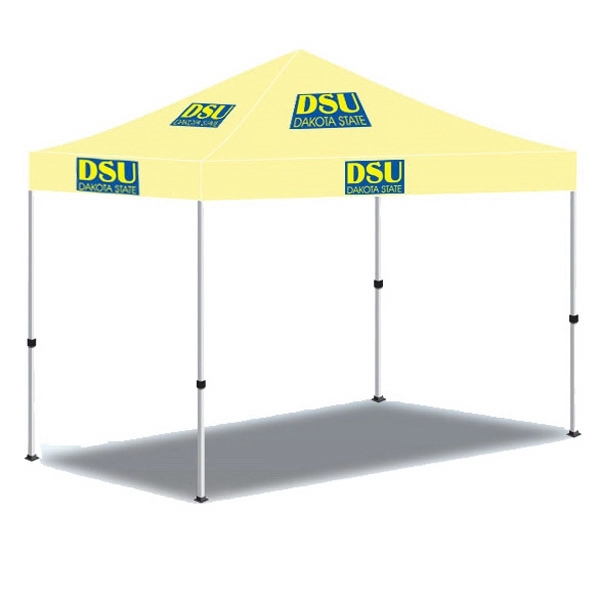 10' x 10' custom made canopy/tent with two color imprinting.... from ASI 30442 Above & Beyond Advertising Products / PromoAdLine