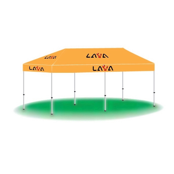 10' x 20' custom printed tent/canopy with 2 color imprinting.... from ASI 30442 Above & Beyond Advertising Products / PromoAdLine