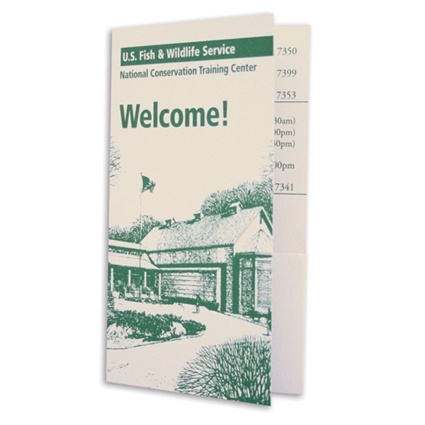 Card holder, horizontal fold. 3 3/4" x 6" with one right... from ASI 32050 Admore / Admore®