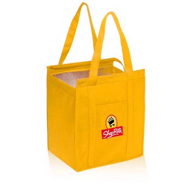 Non woven insulated shopper tote bag, 80GSM Non-Woven Polypropylene.... from ASI 39552 BEL Promo