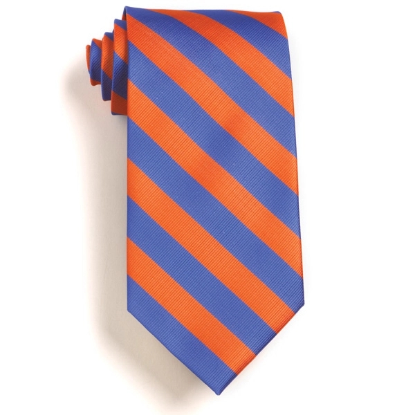 French blue and orange collegiate stripe ties.... from ASI 98085 Wolfmark