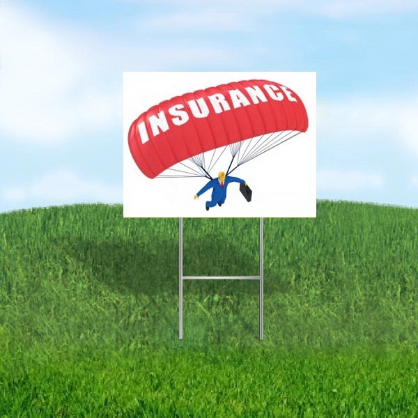 18" x 24" custom printed corrugated plastic sign; one-sided.... from ASI 30442 Above & Beyond Advertising Products / PromoAdLine