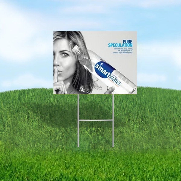 24" x 24" polypropylene plastic yard/lawn signs with double sided printing.... from ASI 30442 Above & Beyond Advertising Products / PromoAdLine