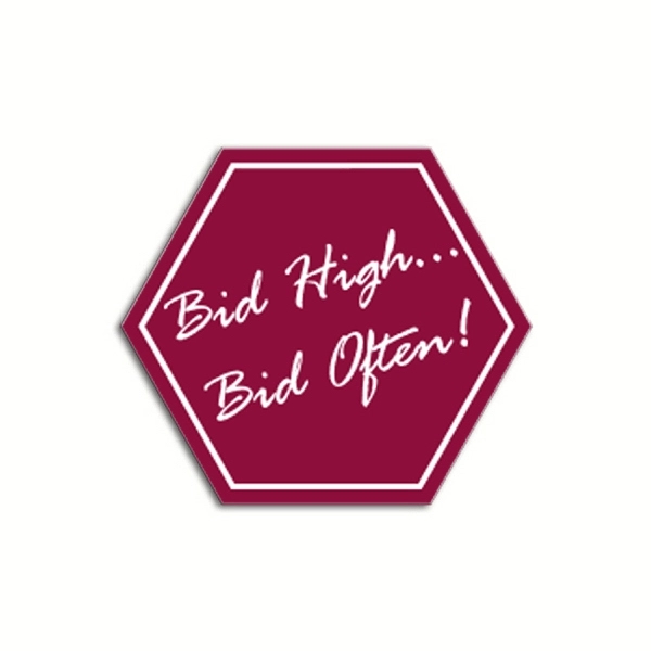 Hexagon shape magnetic memo holder.... from ASI 67620 Lion Circle Corp / Lion/Circle