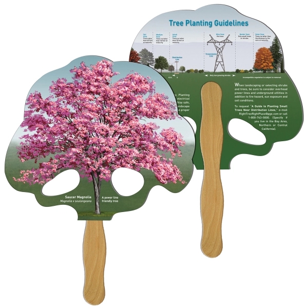Tree shape fast fan with wooden stick.... from ASI 67620 Lion Circle Corp / Lion/Circle