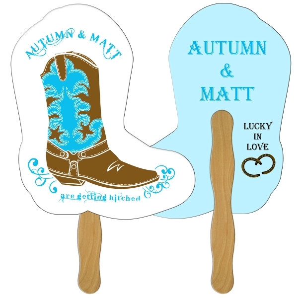 Boot shape fast fan with wooden stick.... from ASI 67620 Lion Circle Corp / Lion/Circle