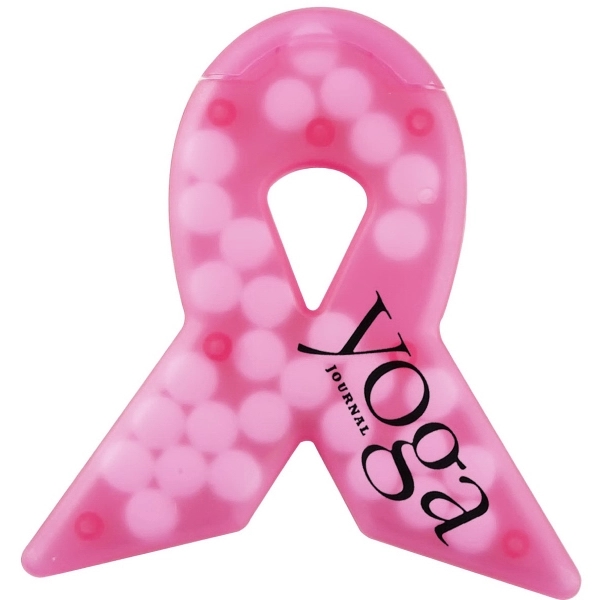 Ribbon Awareness Mint Card with MicroMints.... from ASI 44900 NC Custom (CI/Lanco) / Chocolate Inn