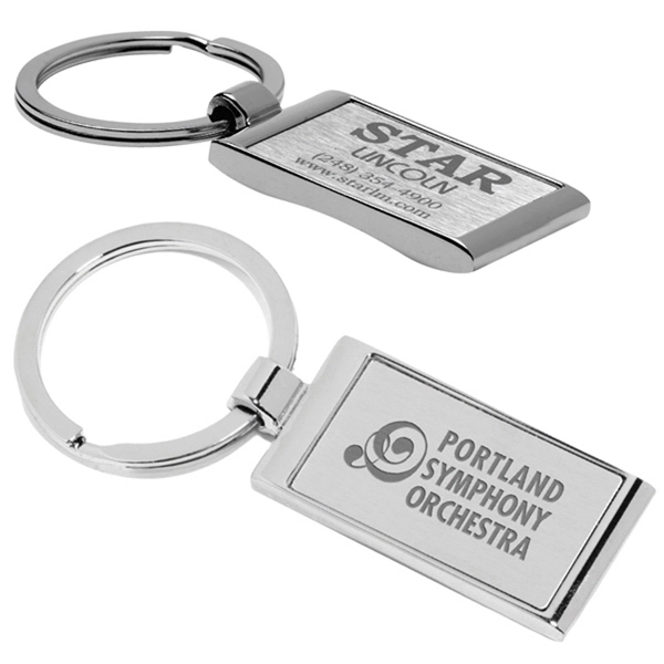 Matte finish metal key holder with chrome accents.... from ASI 62660 Innovation Line