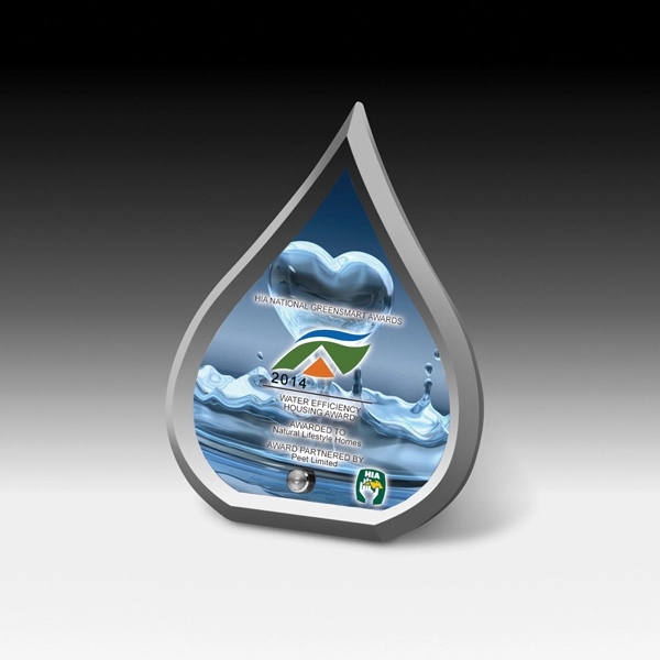 5 1/2" x 7" x 1/2" clear acrylic award with a... from ASI 62660 Innovation Line