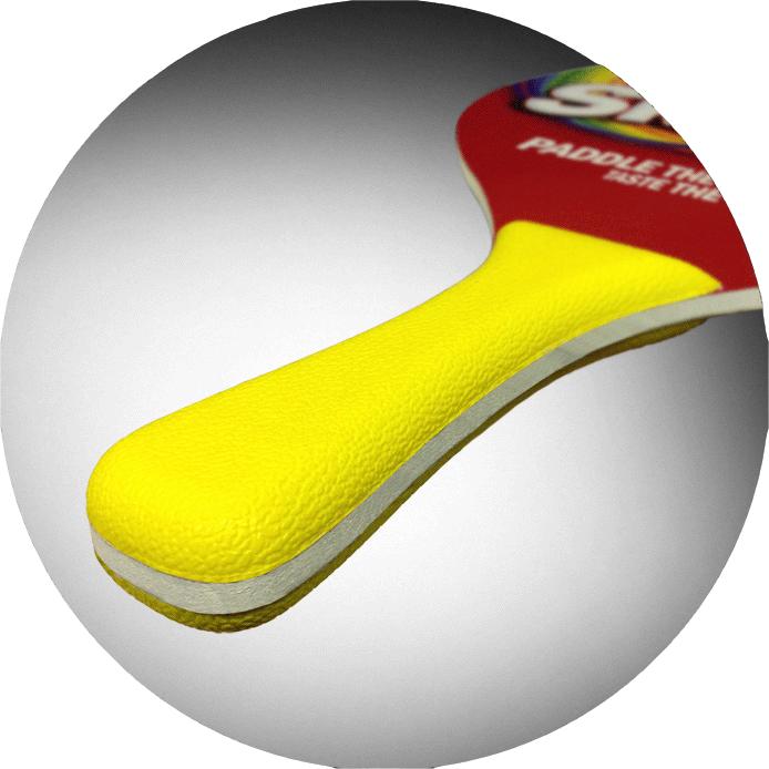 Beach paddle game with two 15" x 9.2" wooden paddles with... from ASI 68207 MAC Specialties Ltd