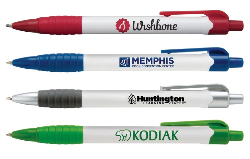 Blaine Rubber Grip Click Pens... from ASI 61966 HPG / Hub Pen
