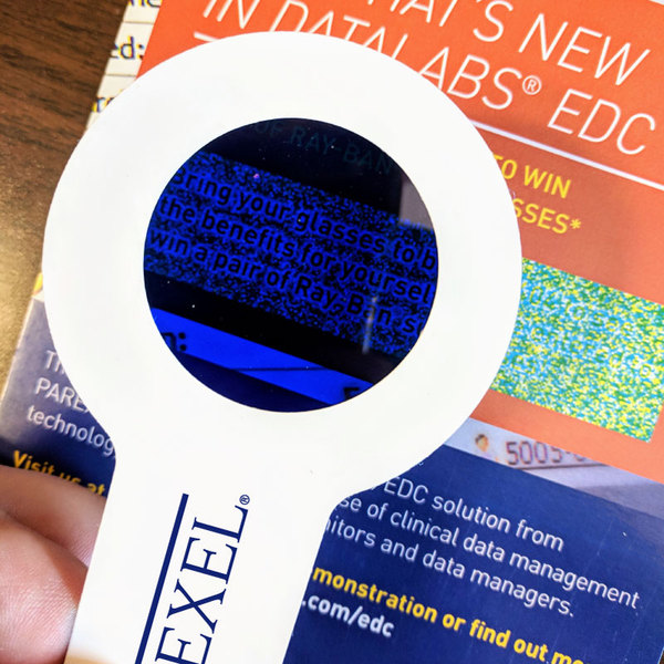 Custom Spy Glass Decoder - Secret Reveal Lens - Full Color... from ASI 80485 Rainbow Symphony Inc / Rainbow Symphony