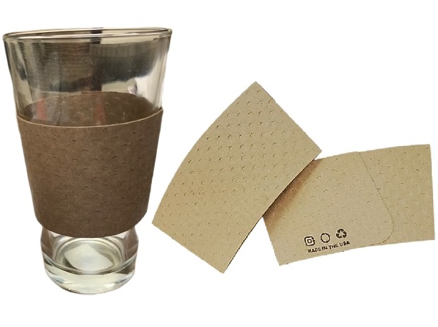 Beer Pint Glass insulator sleeve, Paper Band... from ASI 82650 Sonoco Paperboard Specialties / Creative Coasters