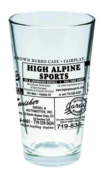 Advertiser's Pint glass & Mixing Tumbler. 16 oz.... from ASI 74710 Numo / NUMO