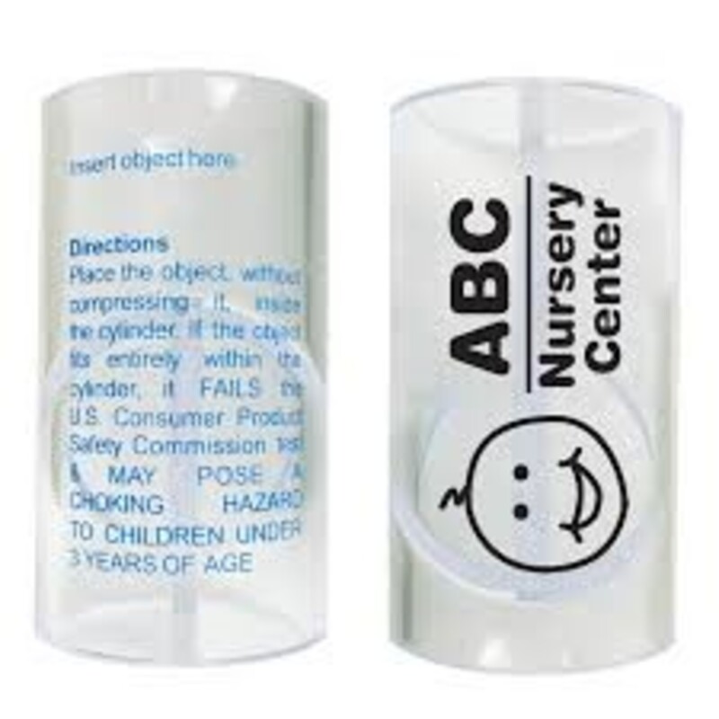 Choke tube device. Regulation compliant choking hazard device.... from ASI 91100 ZZ DROPPED -Thermographics / Thermographics