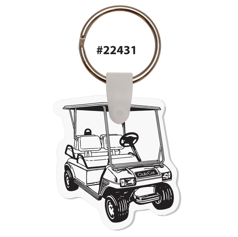 Golf Cart Keychain Shaped Like a Club Car... from ASI 56100 Gemini Ind Inc