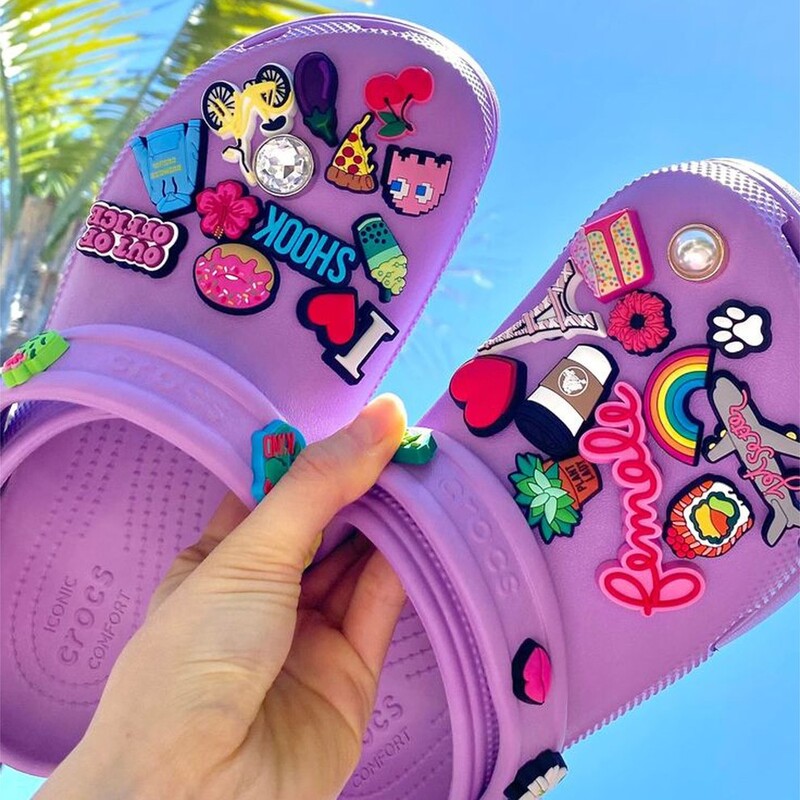 Customizable PVC shoe charms.... from ASI 90807 Tekweld