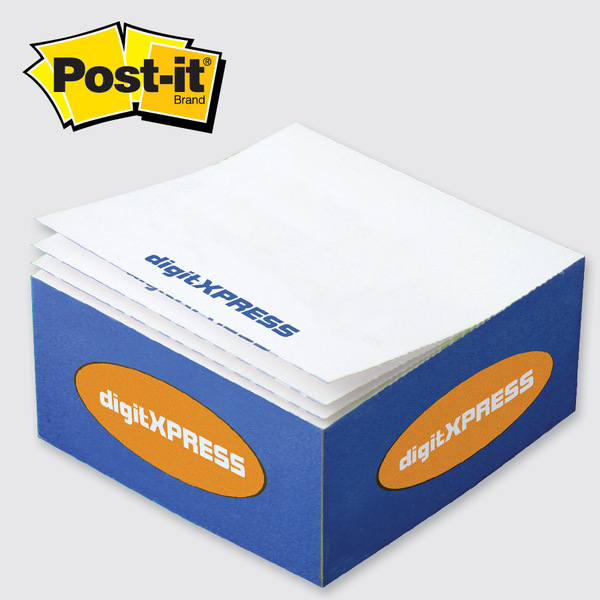 3-3/8 inch Post it Note Half Cube... from ASI 91240 3M/Promotional Markets Dept