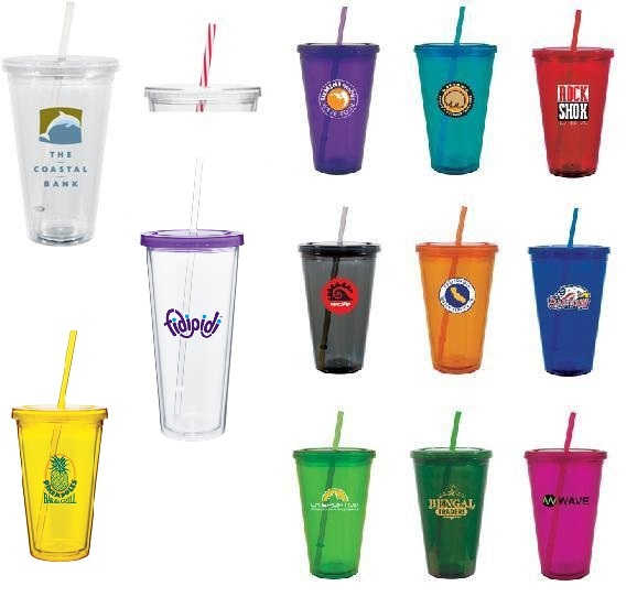 Spirit Double Wall Acrylic Tumbler - 16 oz, 20 oz... from ASI 51197 ETS Express, LLC