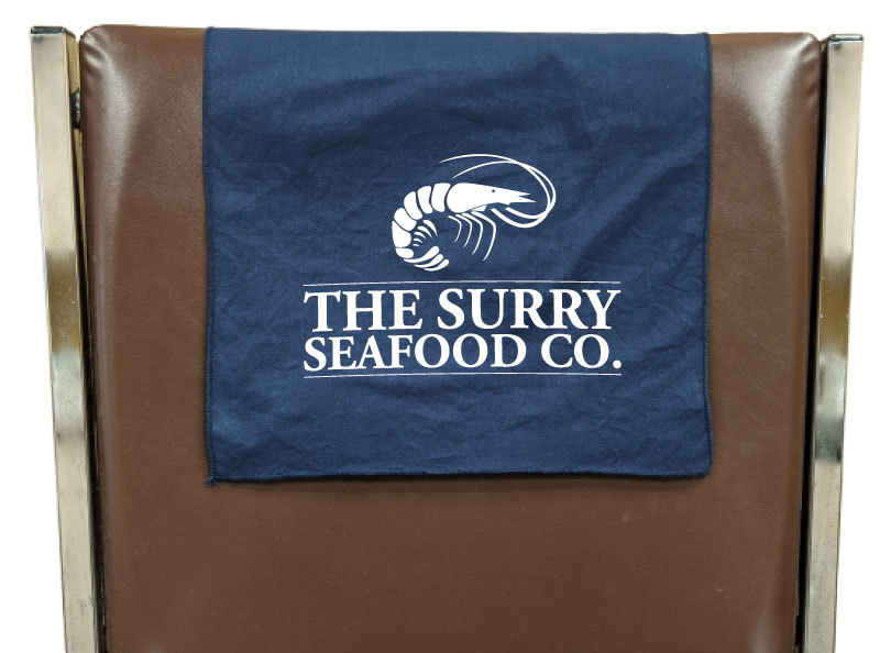 22" x 11" Draped Rectangle Chair Cover ... from ASI 44020 Bandanna Promotions By CARO-LINE / Caro-Line/Bandanna Promotions