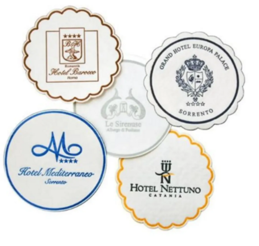 5-Ply Wax-Backed Tissue Cocktail Coaster