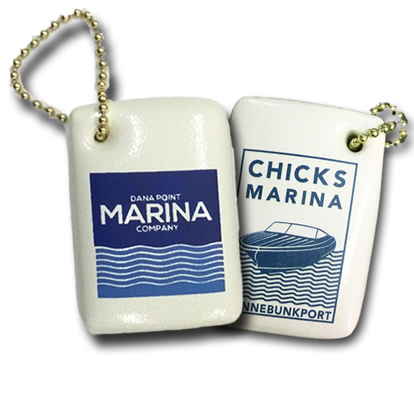 Rectangle / Business Card Floating Key Chain... from ASI 79970 Pro-Sports Foam Products