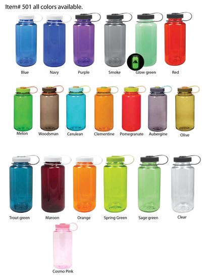 TRUE COLORS NALGENE WATER BOTTLE.  FULL COLOR PRINTING ON EVERYONE'S... from ASI 74245 Nordic Co Inc / Nordic Promos