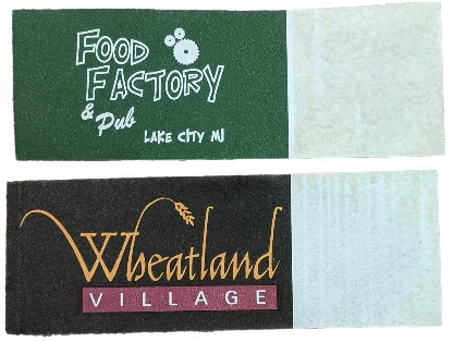 1.5" x 6" Paper Napkin Bands - Self-adhesive... from ASI 31490 Admatch Corporation