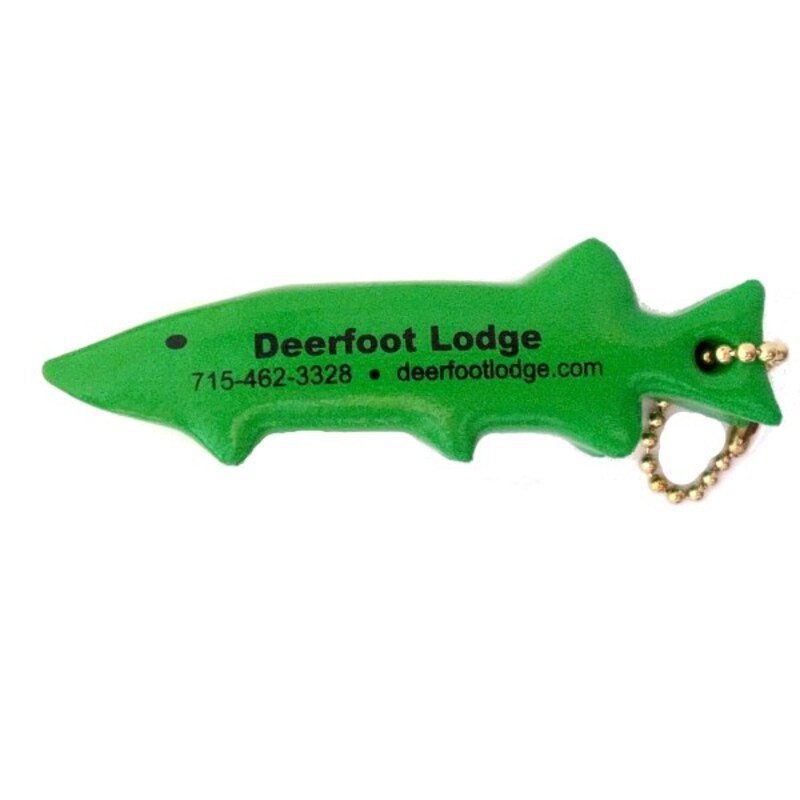 Muskie / Northern Pike Fish Shaped Foam Coated Keychain... from ASI 79970 Pro-Sports Foam Products