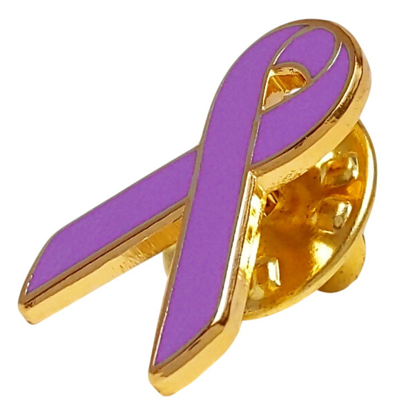 Purple Awareness Lapel Pin Epilepsy Awareness