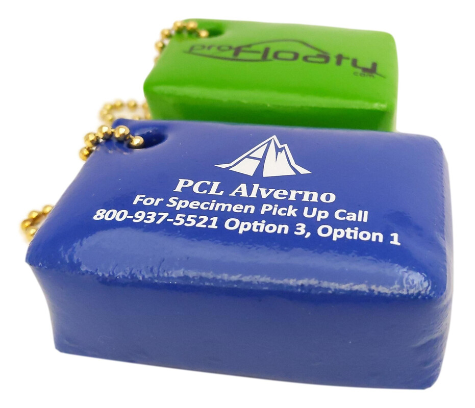 Rectangle / Business Card Floating Key Chain... from ASI 79970 Pro-Sports Foam Products