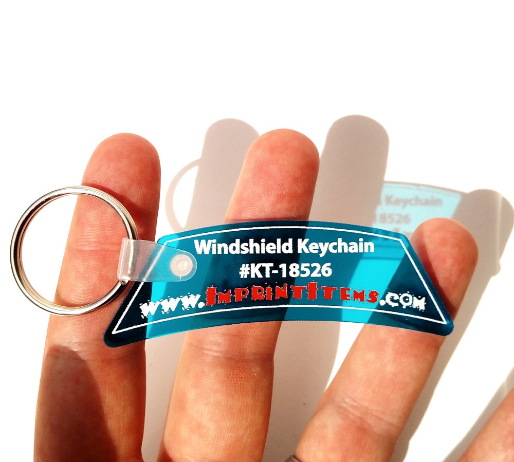 Key tag in the shape of a windshield, measuring 3.1" W... from ASI 56100 Gemini Ind Inc / Gemini Line™