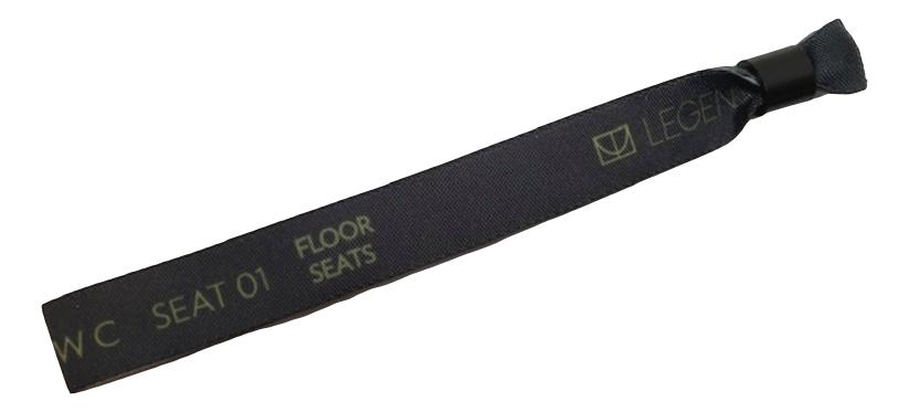 Event Fabric Wristband with Full Color/Locking Bead... from ASI 80127 Quashies, LLC / Quashies