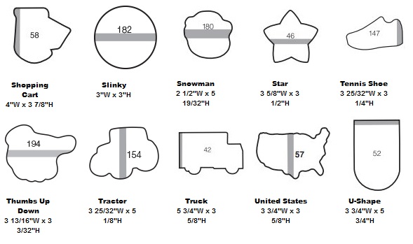 Group 4 - Extra Large Die cut Post it Note Pads... from ASI 91240 3M/Promotional Markets Dept